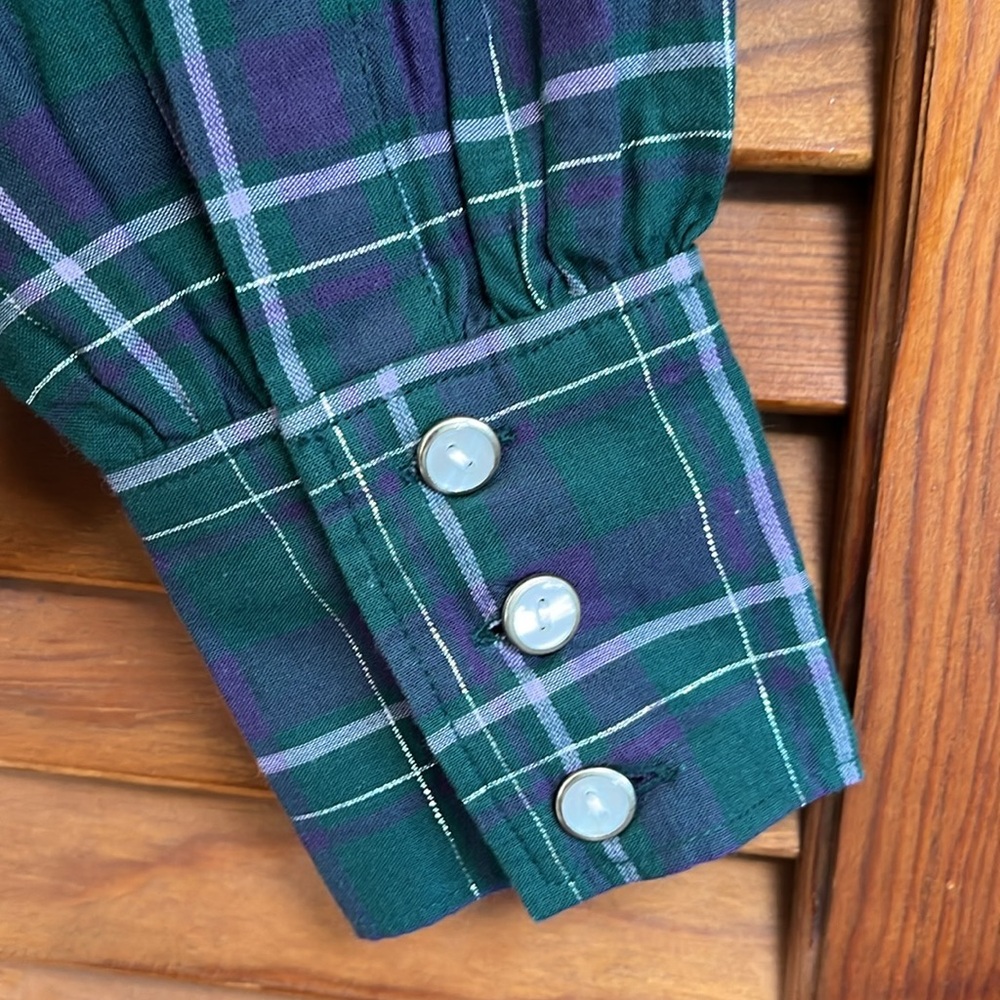Roller Rabbit Plaid Top - Picture 5 of 8